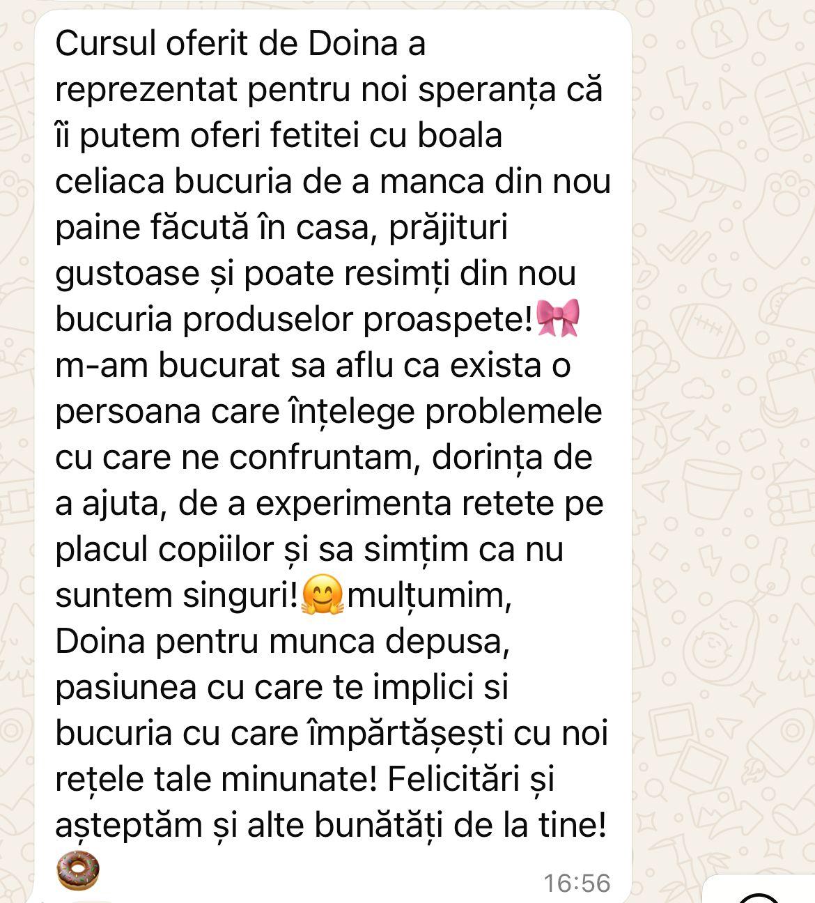 Testimonial de la Cursant Fericit