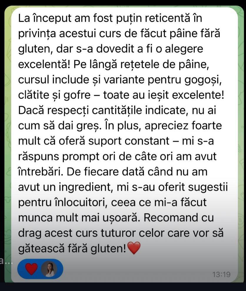 Testimonial de la Participant Încântat