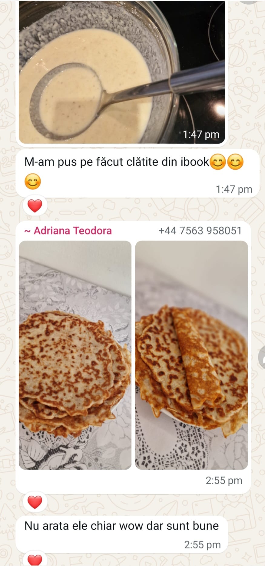 Testimonial de la Clătite Reușite